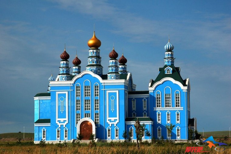 满洲里具有俄罗斯风情的建筑