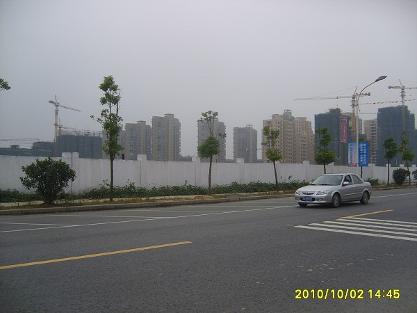 淮阴市里，十年的变化太大了